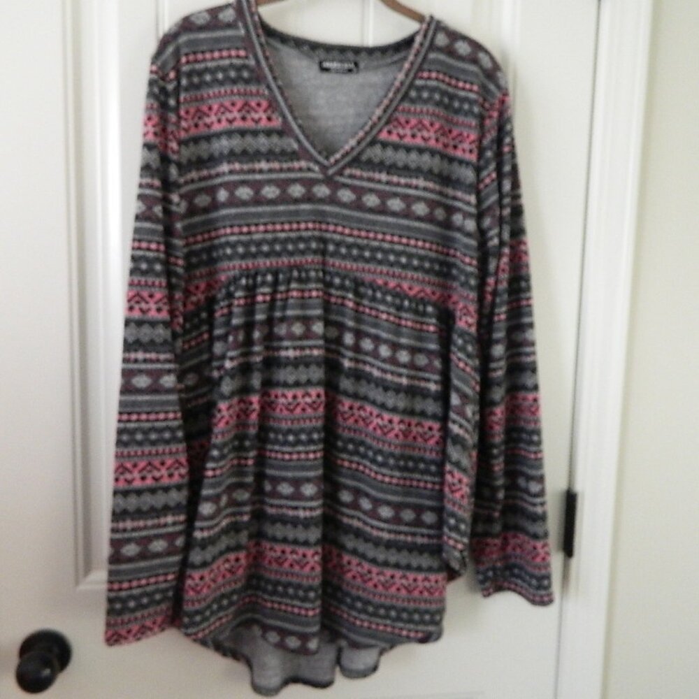 Heimish USA Baby Doll Long Sleeve Top